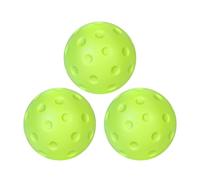 Indoor Pickleball Balls - Soft & Noiseless Practice | 3X 74mm Silent Pickleballs For Warming Up | Indoor & Outdoor Drills, Lawns, Gyms, Patios, Set