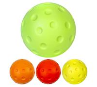 Indoor Pickleball Practice Ball - Noise Free Warm Up Solution | Soft Foam Core Minimal Bounce | 7.4cm Diameter + 30g Exact Weight | Durable PU Moulded Compound - For Home Drills & Backyard Games