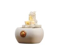 Indoor Pixiu Tabletop Waterfall Fountain Creative Circulating Water Fountain Decorative Water Feature Feng Shui Zen Decor Meditation for Living Room Relaxation(Wei)