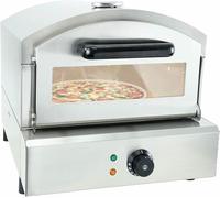 Indoor Pizza Oven - Bake 12” Pizzas in Minutes - Portable Countertop Pizza Oven - Stainless Steel Pizza Oven with Glass Door for Restaurants,110V