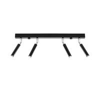 Indoor Plafond Lamp EYETECH 4 Steel Black G9 LED SOLLUX LIGHTING Living room NEW