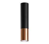 Sollux Lighting Loopez Steel Black/copper Light Classic Ceiling Light