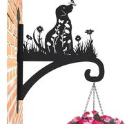 Indoor Plant Hanger,Dog Bird Feeders Hook | Wall Mounted Decorative Plant Hanger for Hummingbird Feeder Wind Chime Succulents Lanterns Yard Garden Patio