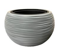 Prosperplast FURU Collection 37.8 x 37.8 x 23 cm Grey Planter with Tank 8 Litre