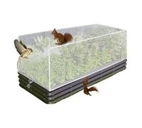 Indoor Plant Protector - Reusable Drawstring Mesh Cover, Breathable Mesh Shield For Flower Pots | Cat Barrier, Defensive Gardening Supply For Houseplants Patio Porch Backyard Accessories Garden Cover