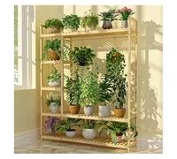 Indoor Plant Raiser with Pulley Adjustable Height Plant Stand for Indoor & Outdoor Use Flower Pot Organizer Garden Ladder for Easy Plant Care & Display