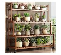 Indoor Plant Shelf Ladder Wooden Plant Stand Waterproof Organizer for Succulent Plants Adjustable Height Indoor & Outdoor Use Large Capacity for Garden Decor