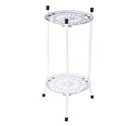 Indoor Plant Stand - Tall Metal Plant Stands, Plant Shelf Indoor | 2 Tier Wrought Iron Tall Plant Stands, Multi-tier Design Indoor Outdoor Flower Pot Holder for Small Plants Patio Corner Garden Decors