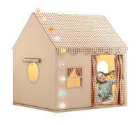 Indoor Playhouse Tent Kids - Large Bed Tent, Secret Hideaway Play Area, Soft Fabric Game Base for Boys and Girls, Playhouse for Childrens Fun Bedroom Tents for Kids, Play Space for Bedrooms