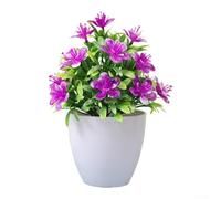Indoor Potted For artificiFor al Flowers with ReFor alistic PlFor astic Roses, DurFor able For and ElegFor ant DecorFor ative PlFor ant for TFor ables, Shelves, or Desk SpFor aces (Lotus pink)