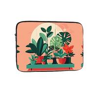 Indoor Potted Green Plants Print Laptop Case – Lightweight Computer Sleeve, Fits 15 inch 10-17 Inch Laptops, Perfect for Business Travel