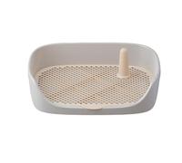 Indoor Potty Tray for Dogs - Open Top Entry Litter Pan and Pee Pad Holder | Ideal for Puppies and Small Dogs, Indoor/Outdoor Dog Potty Tray with Non-Slip Design, Perfect for Apartment Living and Pet