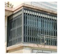 Indoor Prevent Burglary Window Security Bars, Aluminum Alloy Folding Sliding Windows 20/24/30/36/40/48/50/ Inch (Width)((20x32in) W50xH80cm)