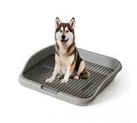 Indoor Puppy Training Toilet Urinal Pad Bracket Detachable Anti Stepping Toilet Bowl Suitable For Small And Medium-Sized Dogs (C)