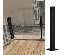 Indoor Railing Balustrade Post Kit - Compatible with All Panel Materials for Safe Solutions in Hallways, Countertops, and Patios