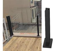 Indoor Railing Balustrade Post Kit - Compatible with All Panel Materials for Safe Solutions in Hallways, Countertops, and Patios