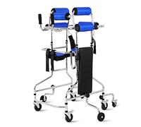 Indoor Rollator Strolley Trolley Walking Aid 8 Wheels Seniors, Fit People of 44.8-57in, Adult Standing Walking Aid Lower Limb Training Assist, The Elderly, Disabled, Stroke, Hemiplegia, The
