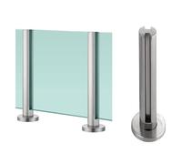 Indoor Round Railing Kit Includes Posts & Balustrade for a Safe Modern Aesthetic - Perfect for Home Decor Staircases and Safety Solutions.