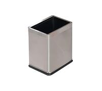 Indoor Rubbish Bin 10L Stainless Steel Garbage Can Household Kitchen Toilet Bathroom Living Room Large Double Commercial Hotel Office Simple Waste Paper Basket