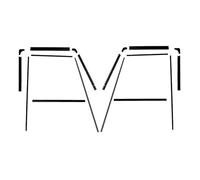 Indoor Sealing for Land for Rover for Defender 2007-2016 Front Door Channel & Plastic Spacer Kit & 5mm Glass Window Seal