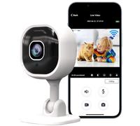 Indoor Security Camera for Home, Mini Cameras House Security Wifi Baby Camera Monitor with Night Vision, Mini Surveillance Nanny Cam Small Security Camera for Pet Dog Cat Room Bedroom