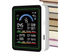 Indoor Sensor Device - Quality Monitor Meter | Digital Health Tracking Tool, Wireless Charging Quality Reader, Advanced Sensitive Electronic Atmospheric Assessment Equipment Accurate Desktop Climate A