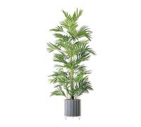 Indoor Simulation Tree Artificial Tree in Pot Leaves Tropical False Leaf Branches for Garden Jungle Party Decor Plants Artificial Tree (158cm)
