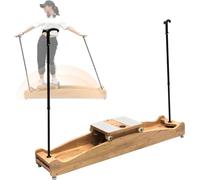 Indoor Ski Simulated Machine,Elliptical Cross Trainer w/Height Adjustable Armrest,Load-bearing About 150kg,Leg Exercise Equipment