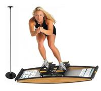 Indoor Ski Simulator Exercise Machine,for Beginner Ski Trainer,Gym Waist Strength Training,150 Kg Load,Strength and Balance Training Tool