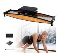 Indoor Ski Simulator, Quiet Durable Side-Slip Training Equipment, Smooth Gliding Home Exercise Machine for Balance Core Strength Fitness