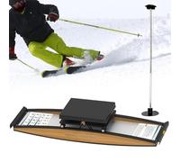 Indoor Ski Trainer, Exercise Machine, Ski Equipment Indoor Simulated Training with Poles, Full Body for Home Gym