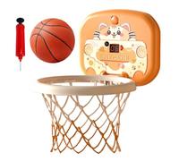 Indoor Slam Game - Youth Basketball Door Mounted Playset, Learning Ball Activity | Motor Coordination Training Entertainment Solution, Stage