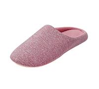 Indoor Slip On Slippers Womens,Mule Sandals For Women,Warm Half-Cover Heeled Soft-Soled Slippers And Plain-Coloured House Shoes,Bedroom Slides Lightweight Breathable With Non Skid Sole