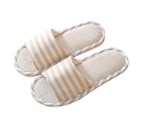 Indoor Slippers Men Summer Women's Sandals Blue 40 Lightweight Shower Shoes Plain Casual Shoes Breathable Summer Sandals Modern Slippers Cool Beach Sandals Super Soft Walking Shoes, Light yellow, 6 UK