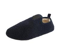 Indoor Slippers Women Men Ladies Couples Winter Solid Colour Soft Bottom Closed Back Thickened Velvet Warm Cozy Slippers