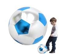 Indoor Soccer Ball,Simulation Football Cloth-covered Soccer Balls | Interactive Blow Up Football, Inflatable Beach Balls For Children And Teenagers