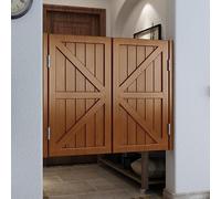 Indoor Solid Wood Revolving Door with Auto Close Feature