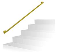 Indoor Stair Handrail Metal Railing for Stairs Wall Mounted Handrail Kit for Interior Steps Complete Set Industrial Wrought Iron Tube for Outdoor Porch Steps