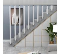 Indoor Stair il, Solid Wood Transition Railing, Decorative Baluster Post for Interior Design, 150cm Ceiling/Floor Mount Staise Guardrail