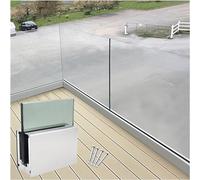 Indoor Stair Railing Baluster for Commercial Pool Embedded/Side Mount Post Column Silver Finish Ideal for Indoor Corridors & Balconies & Stylish Design.