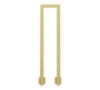 Indoor Stair Railing，Gold U-Shaped Handrails 75cm/85cm/90cm/95cm/100cm Modern Metal Stair Handrail Side Mount Hand Rails for Villas Balconies Hallway Apartments(35cm/14in)