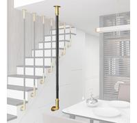 Indoor Stair Railing Kits with Metal Baluster Posts Secure Easy Installation for Wood & Concrete Steps Durable Safety Solution for Home Stairs