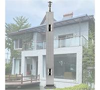 Indoor Stair Railing Spindle 304 Stainless Steel Glass Post & il for Deck/Balcony Floor Mount 80-130 cm Modern Glass Railing Support System (Color: En)