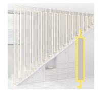 Indoor Stair Railing Wrought Iron Handrail for Stairs Industrial Loft Fence Wall Partition Room Divider 120cm Durable Safety Guardrail