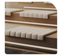Indoor Stair Step Cushion - Soft Silicone Leather Non-Slip Seat Pad for Entryway Bench, Window Sill, Ottoman, Reading Nook & Stadium