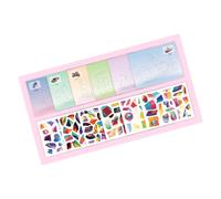 Indoor Sticker Collage Set Ages 3+, Transportation | Geometric Picture Art Activity for Preschool Tables, Color Learning, Fine Motor