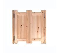 Indoor Swinging Doors, Unfinished Cafe Saloon Doors for Bar & Restaurant, Half Waist Decorative Doors for Home Shop Farm (W80xH90cm/31.5" x35.4, Style3)