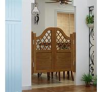 Indoor Swinging Saloon Doors Solid Wood with Auto Close Hinges Included for Kitchen Bar Restaurant Cafe Partition Parlor Butler Door