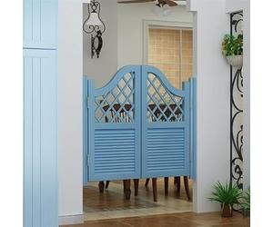Indoor Swinging Saloon Doors Solid Wood with Auto Close Hinges Included for Kitchen Bar Restaurant Cafe Partition Parlor Butler Door