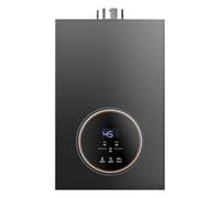 Indoor Tankless Natural Gas Water Heater, On-Demand Hot Water Heater with 3 Adjustable Flows, Smart Temp Control, Multi-Safety Protection(Grey)